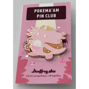 Chansey Pokepop Pokemaam Pin Club Pink Enamel Pin By Geoffrey Siu